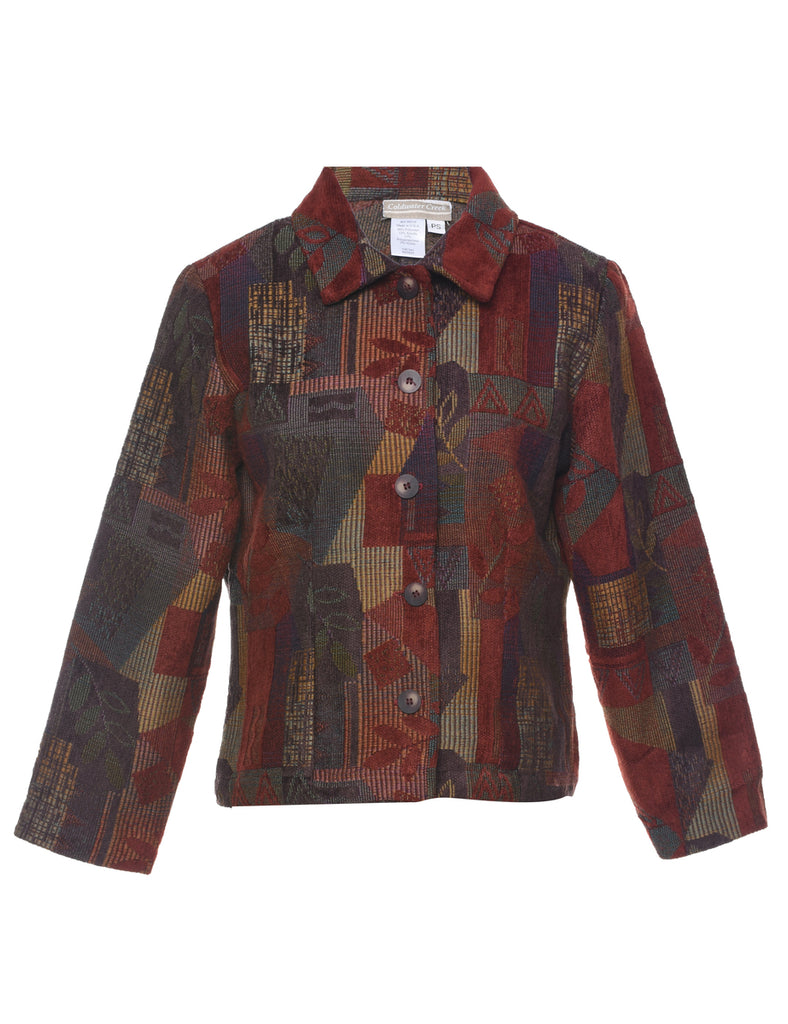 Multi-colour Tapestry Jacket - M