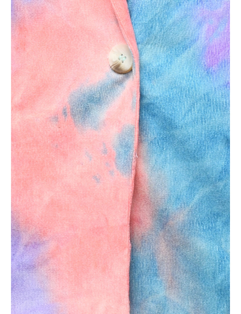 Multi-colour Tie-Dye  Blazer - L