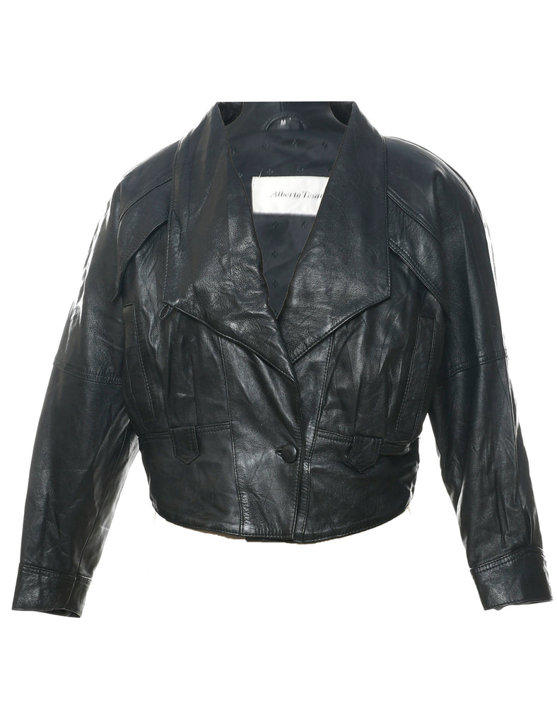 N/A Vintage Leather Jacket - M