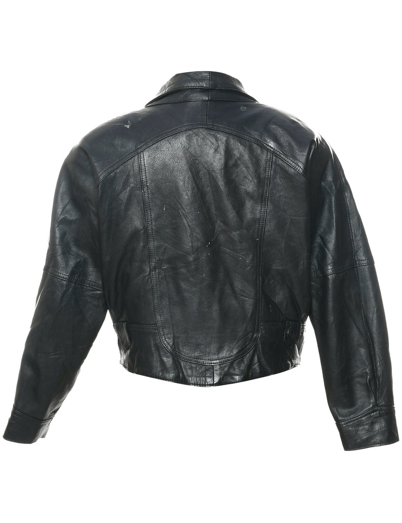 N/A Vintage Leather Jacket - M