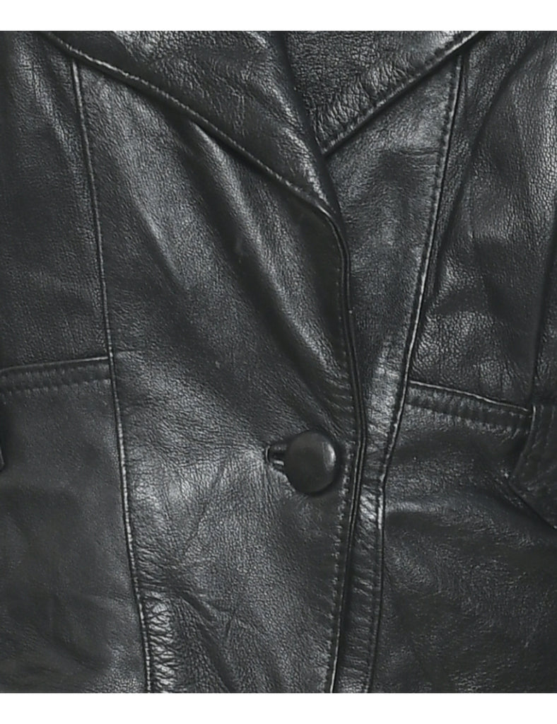 N/A Vintage Leather Jacket - M