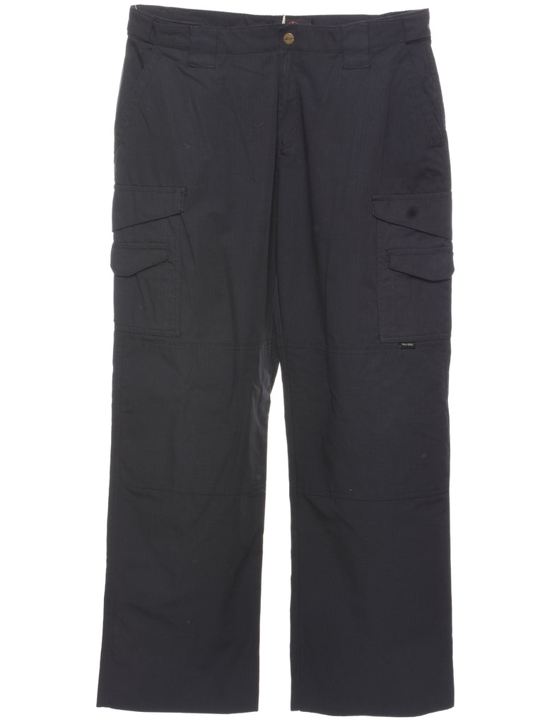 Navy Cargo Trousers - W36 L32