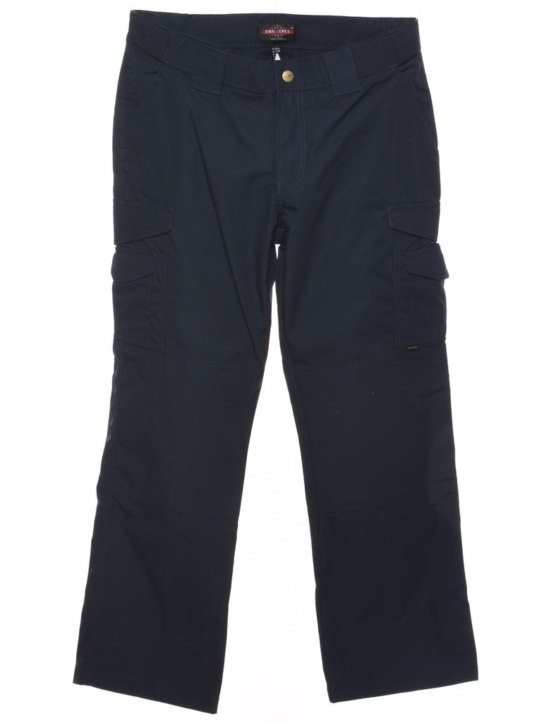 Navy Cargo Trousers - W33 L29