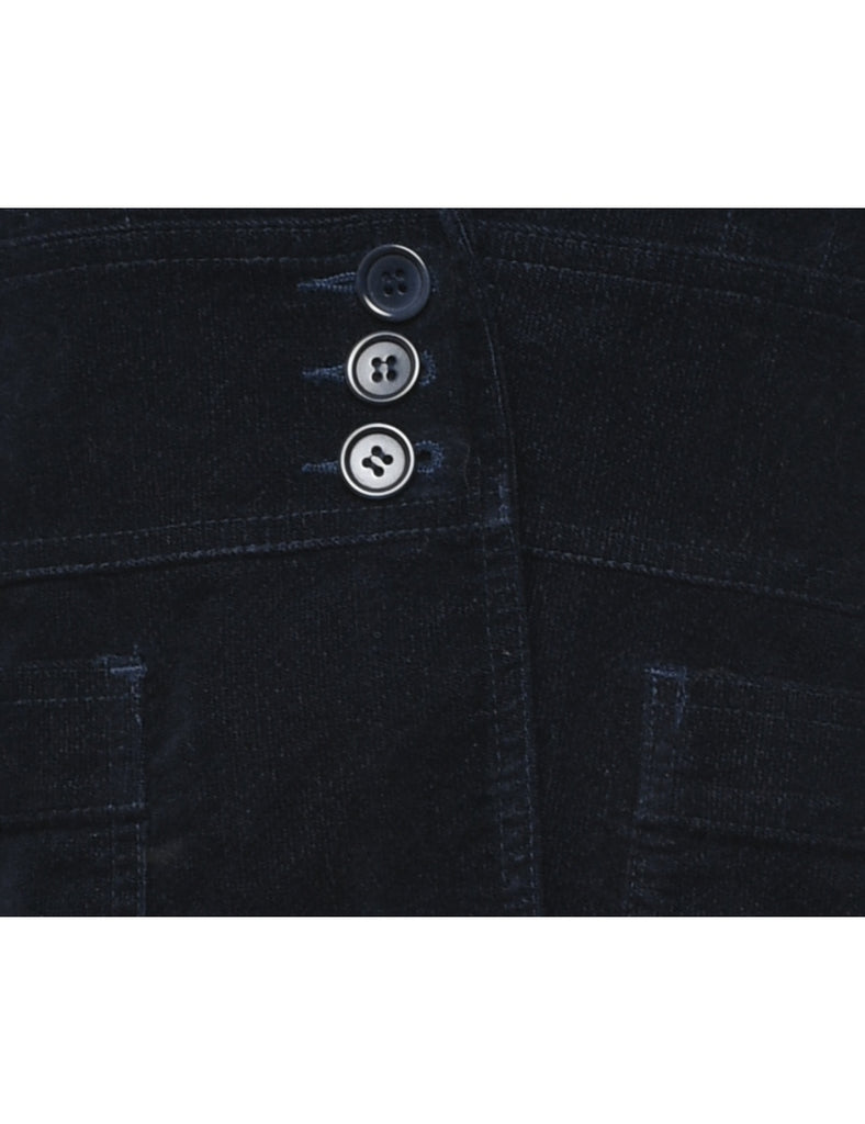 Navy Corduroy Blazer - M