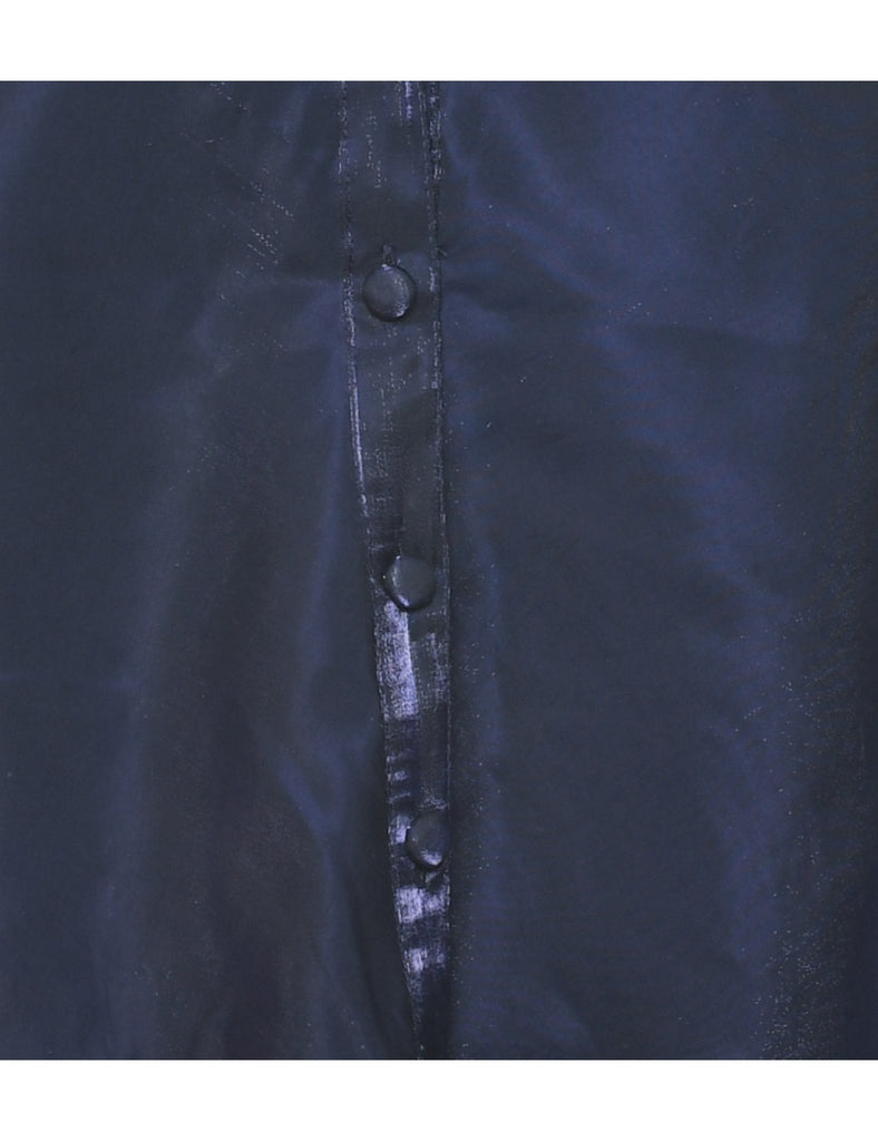 Navy Evening Blouse - L