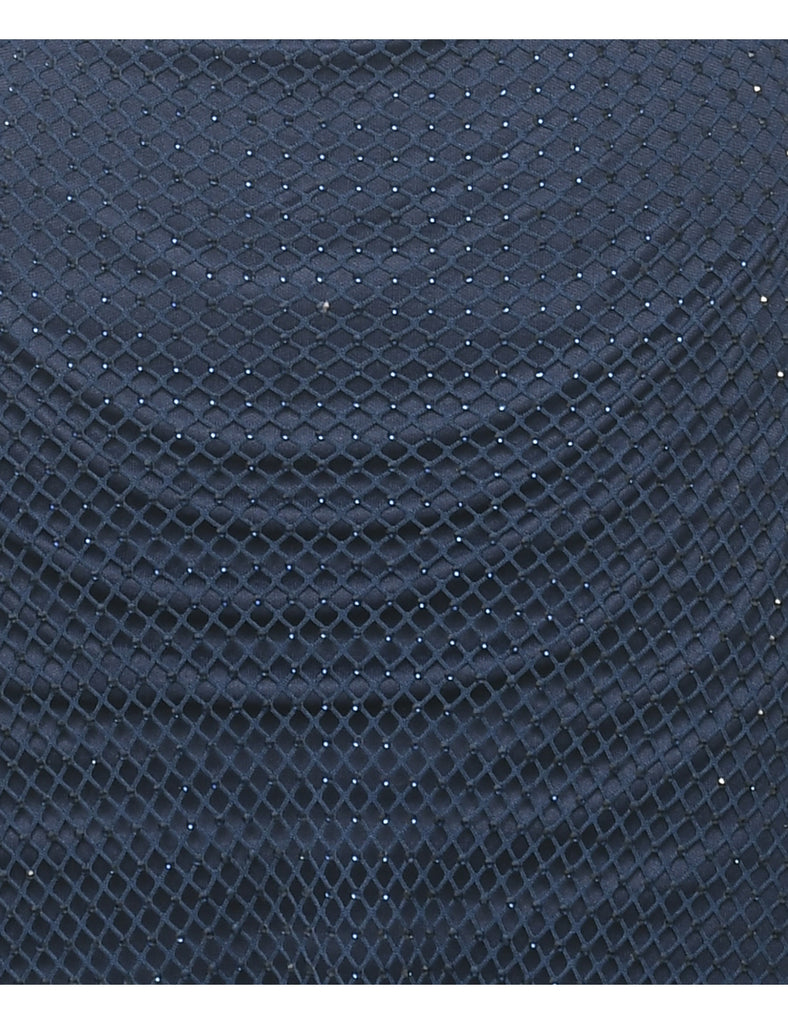 Navy Evening Dress - S