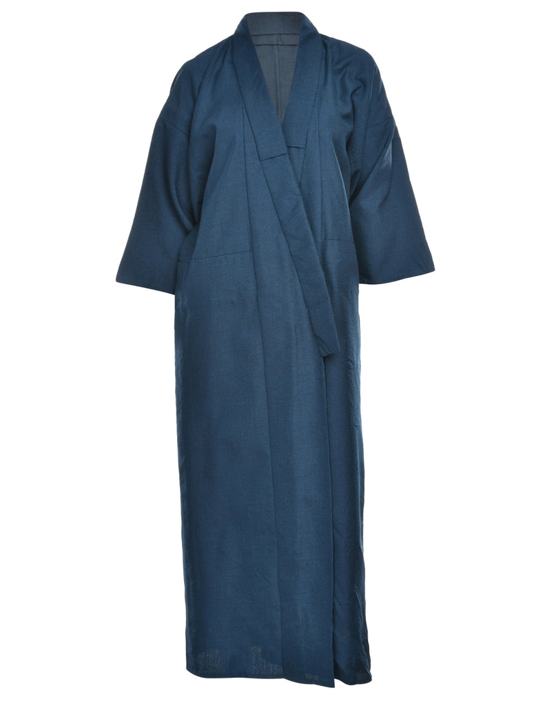 Navy Full Length Kimono - L