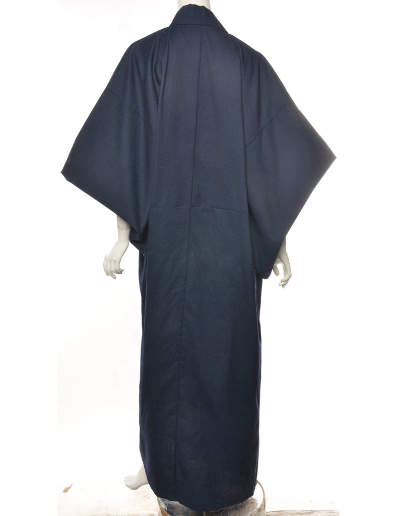Navy Full Length Kimono - L