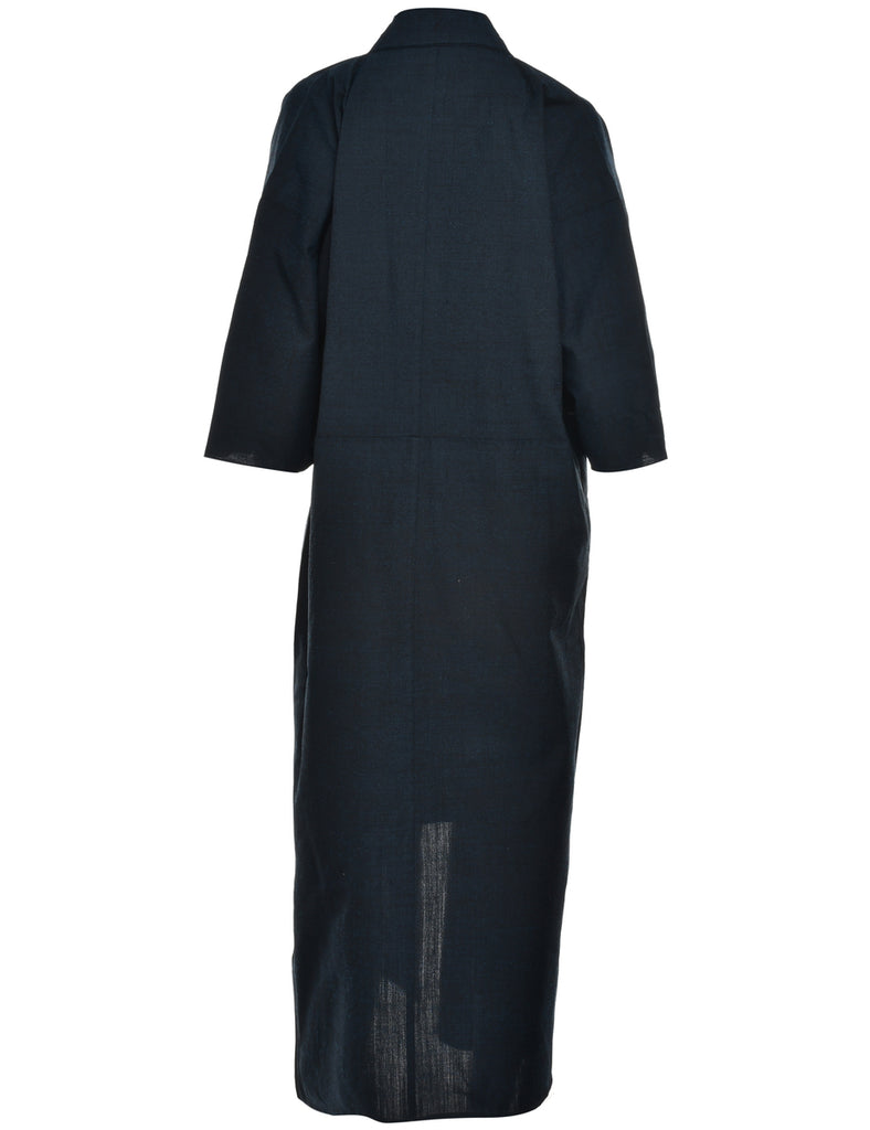 Navy Full Length Kimono - M