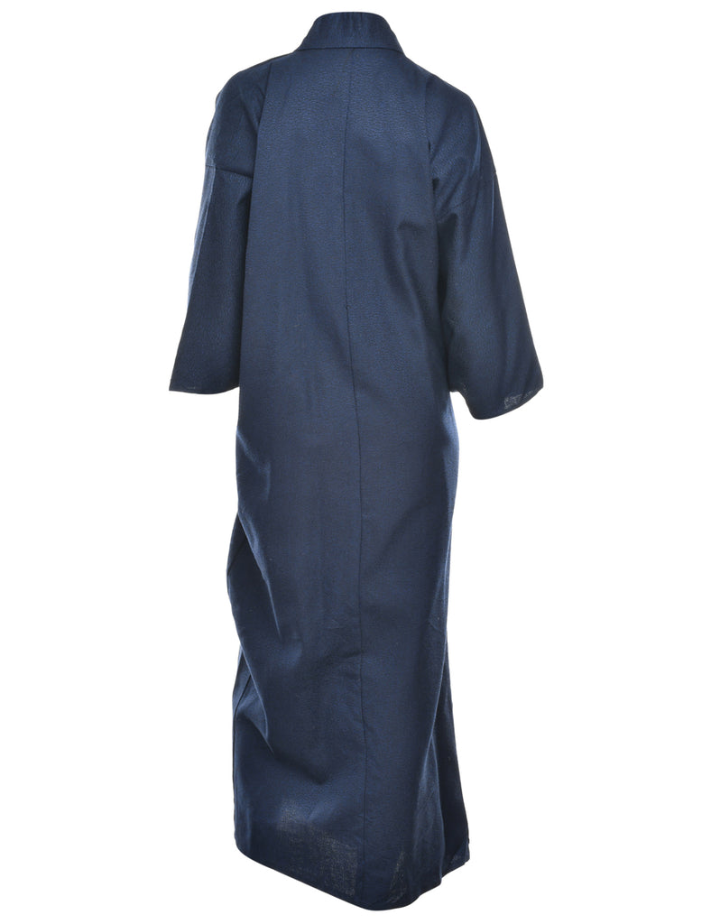 Navy Full Length Kimono - L