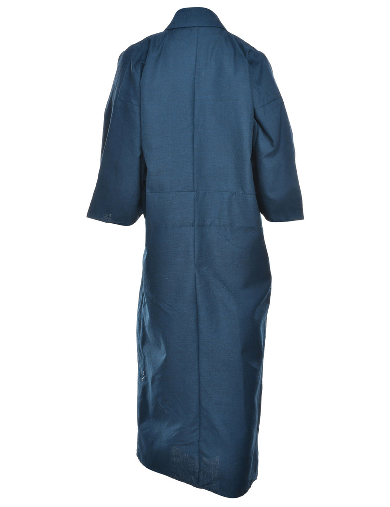 Navy Full Length Kimono - L