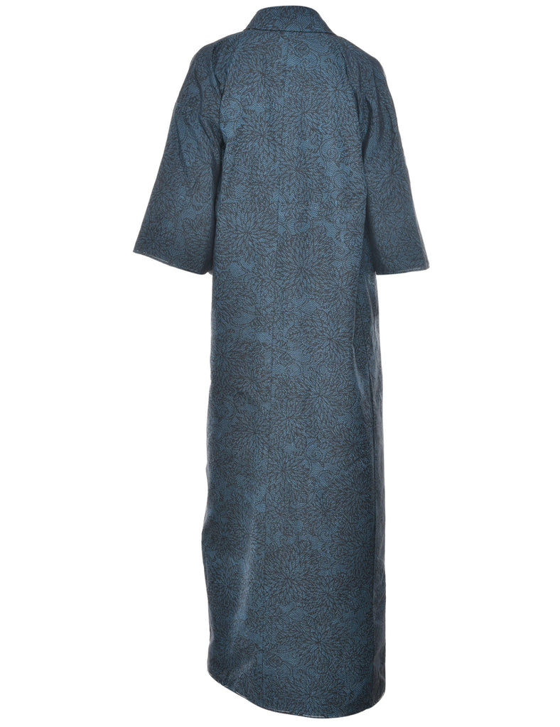 Navy Full Length Kimono - XL
