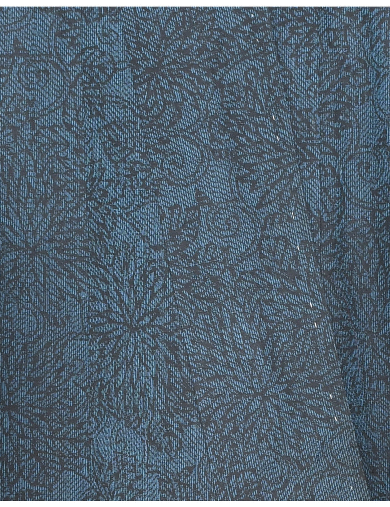 Navy Full Length Kimono - XL