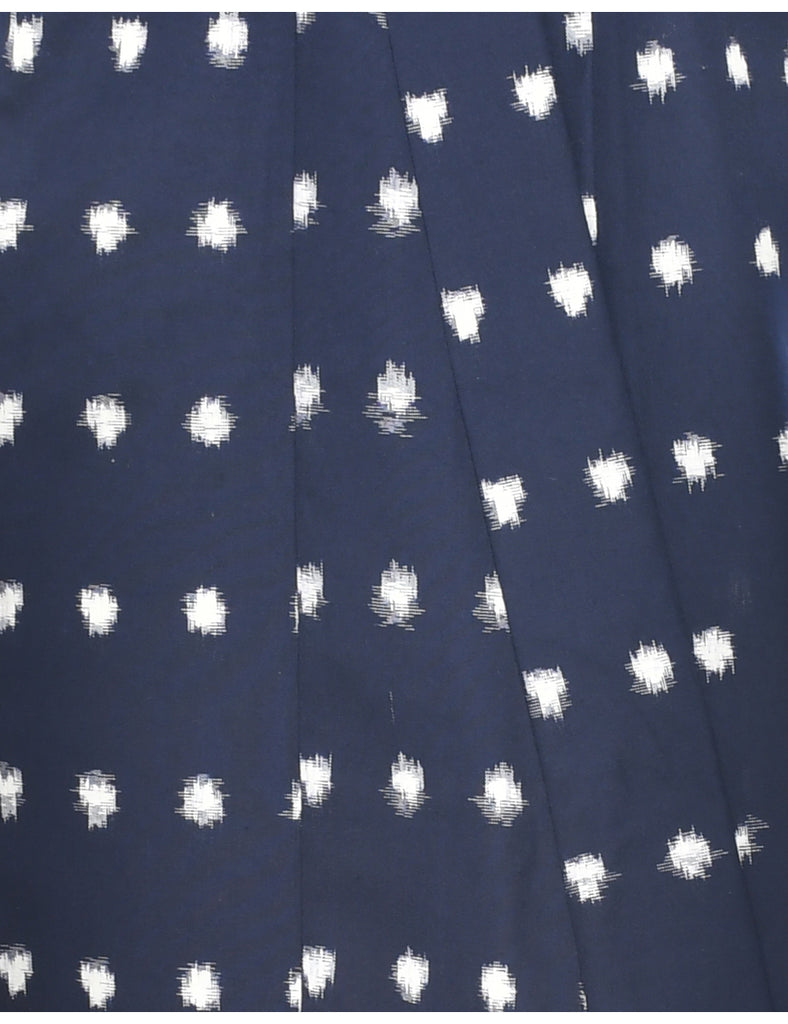 Navy Full Length Kimono - XL