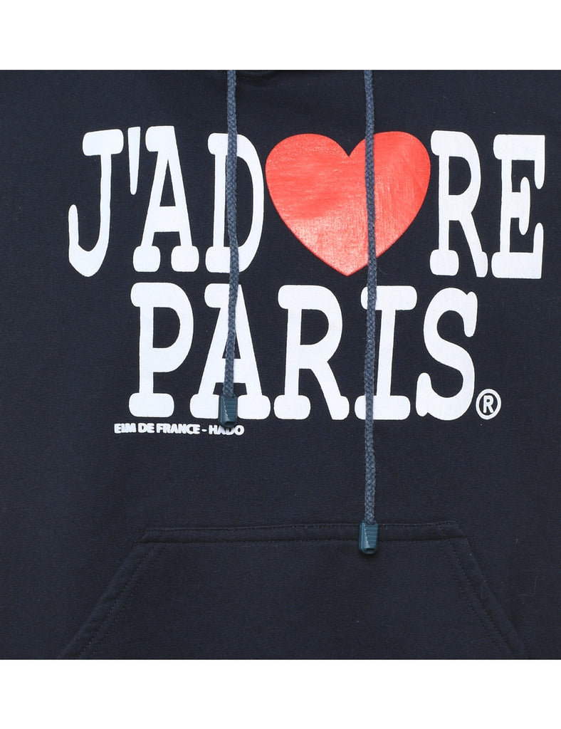 Navy Hoodie - S