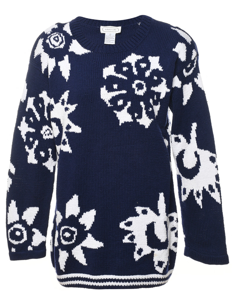 Navy Jumper - S