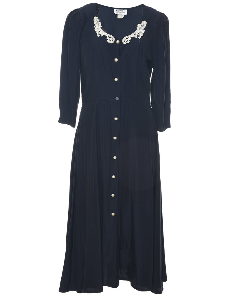 Navy Maxi Dress - XL