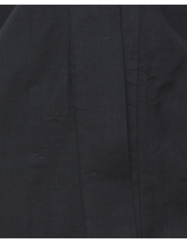 Navy Midi Length Kimono - L
