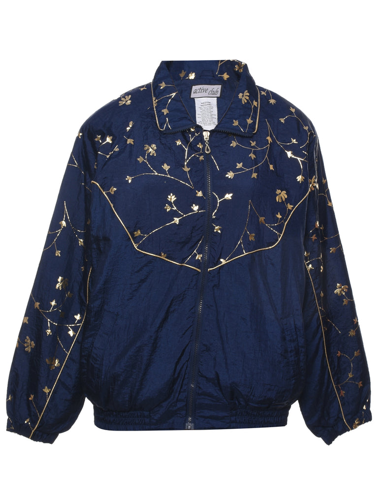 Navy Nylon Jacket - M