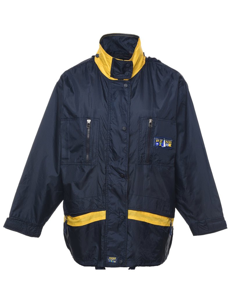 Navy Nylon Jacket - M