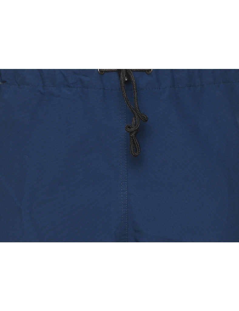 Navy Nylon Waterproof Trousers - W32 L29