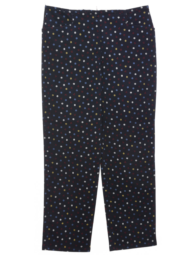 Navy Trousers - W34 L31