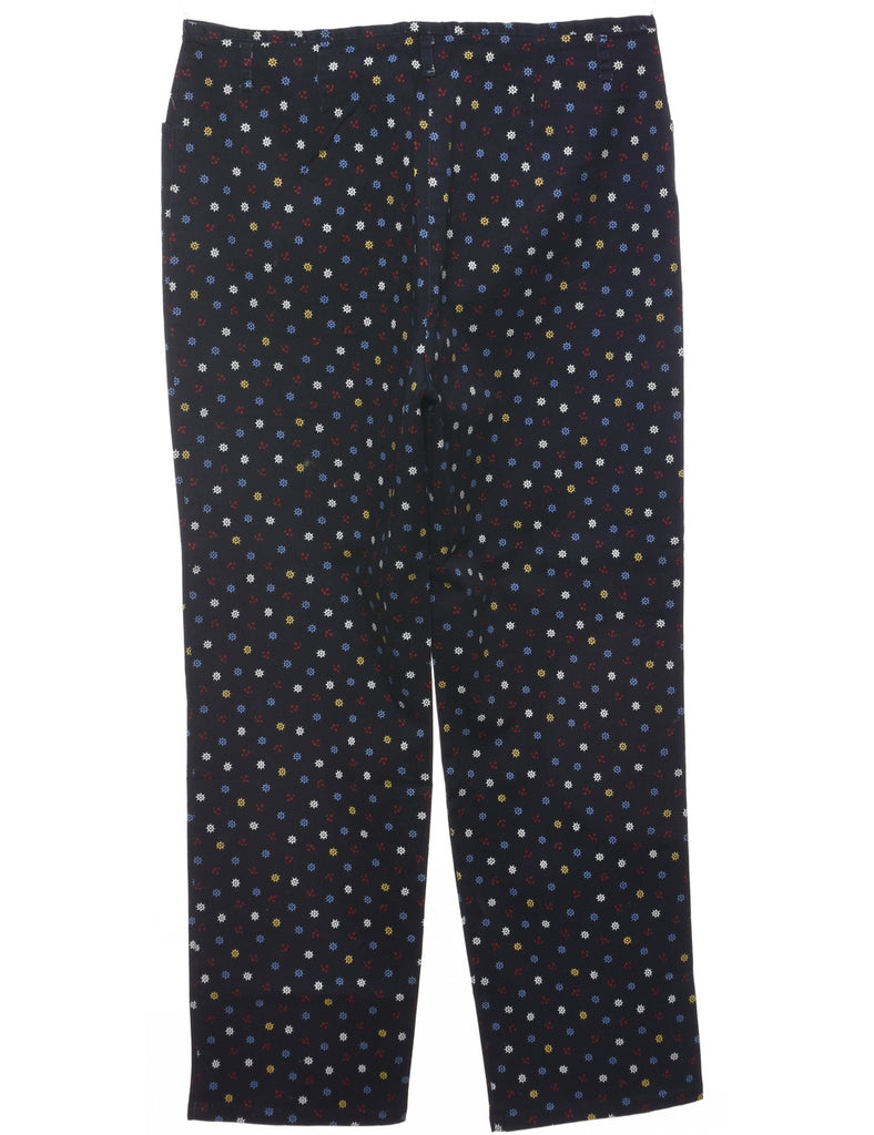 Navy Trousers - W34 L31