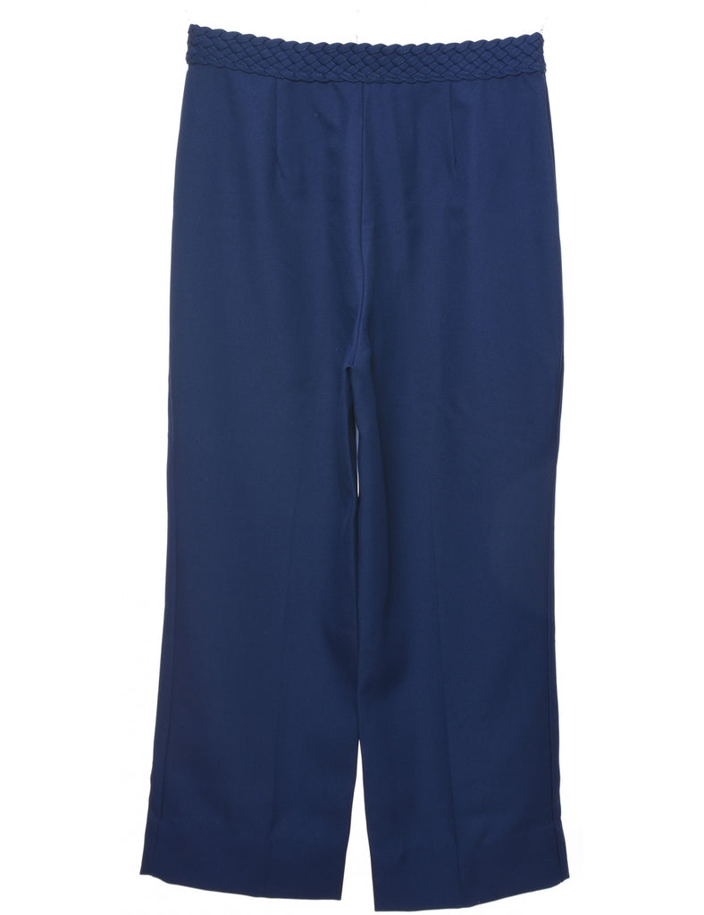 Navy Trousers - W34 L28