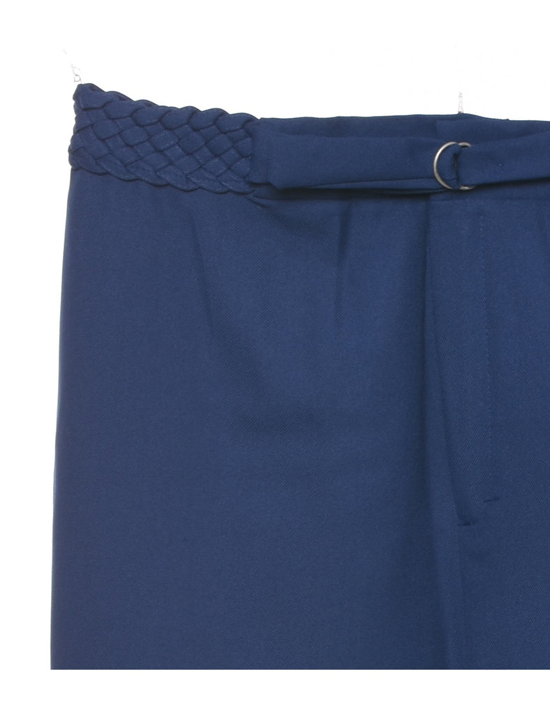Navy Trousers - W34 L28