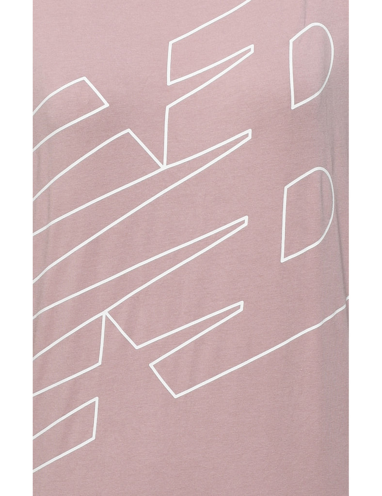 New Balance Pale Pink & White Vest - S