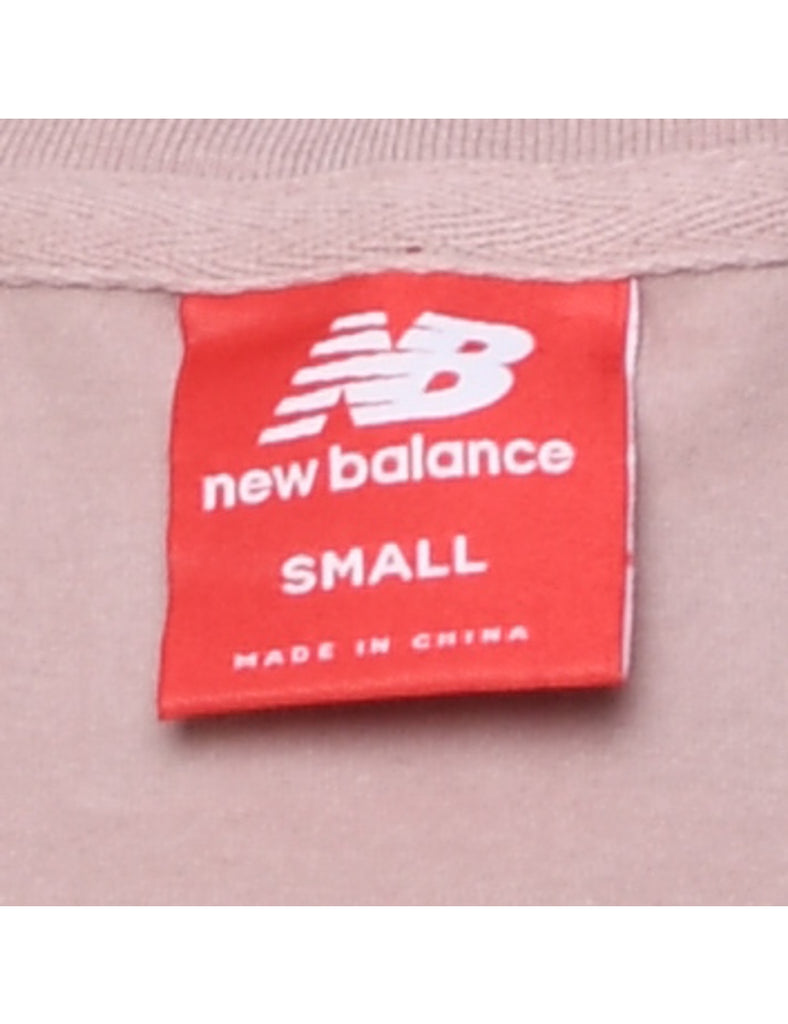 New Balance Pale Pink & White Vest - S