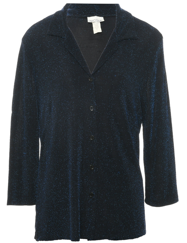 Nicola Lurex Evening Blouse - L