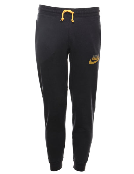 women's nike black jogging bottoms
