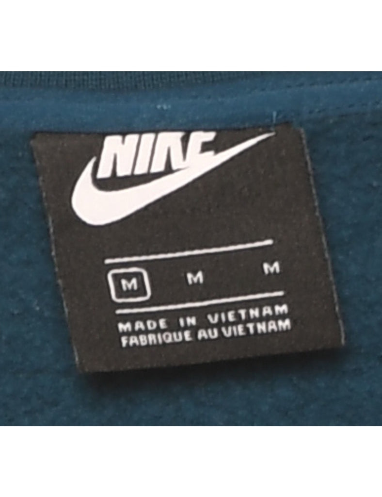 Nike Navy & Gold Printed Sweatshirt  - M