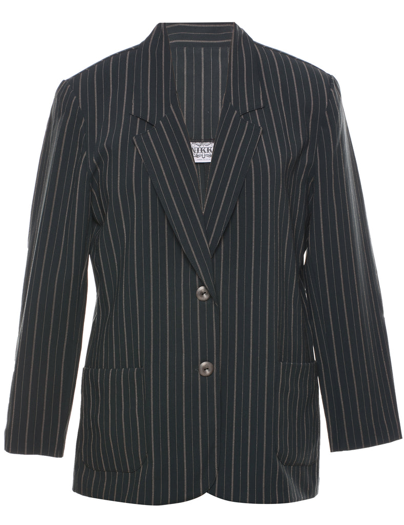 Nikki Pinstriped Blazer - L