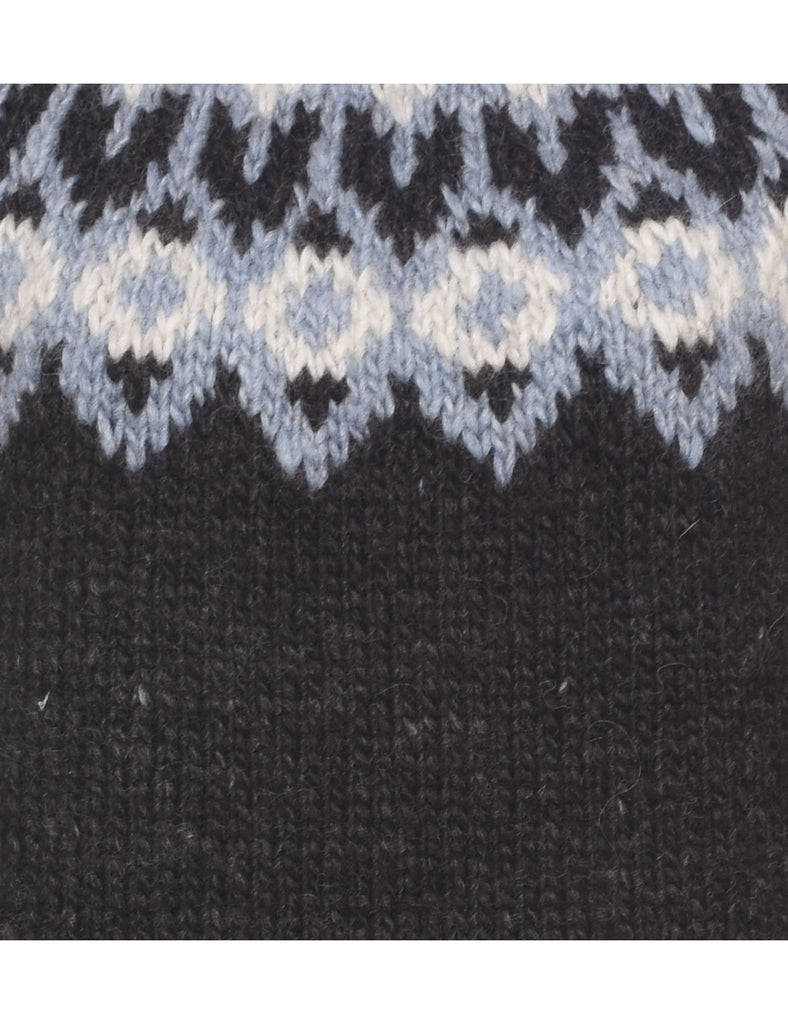 Nordic Dark Brown Jumper - M