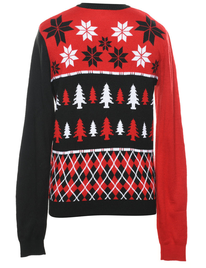 Nordic Knit Christmas Jumper - M