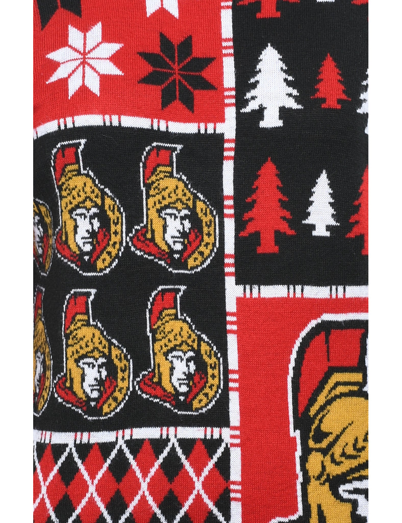 Nordic Knit Christmas Jumper - M