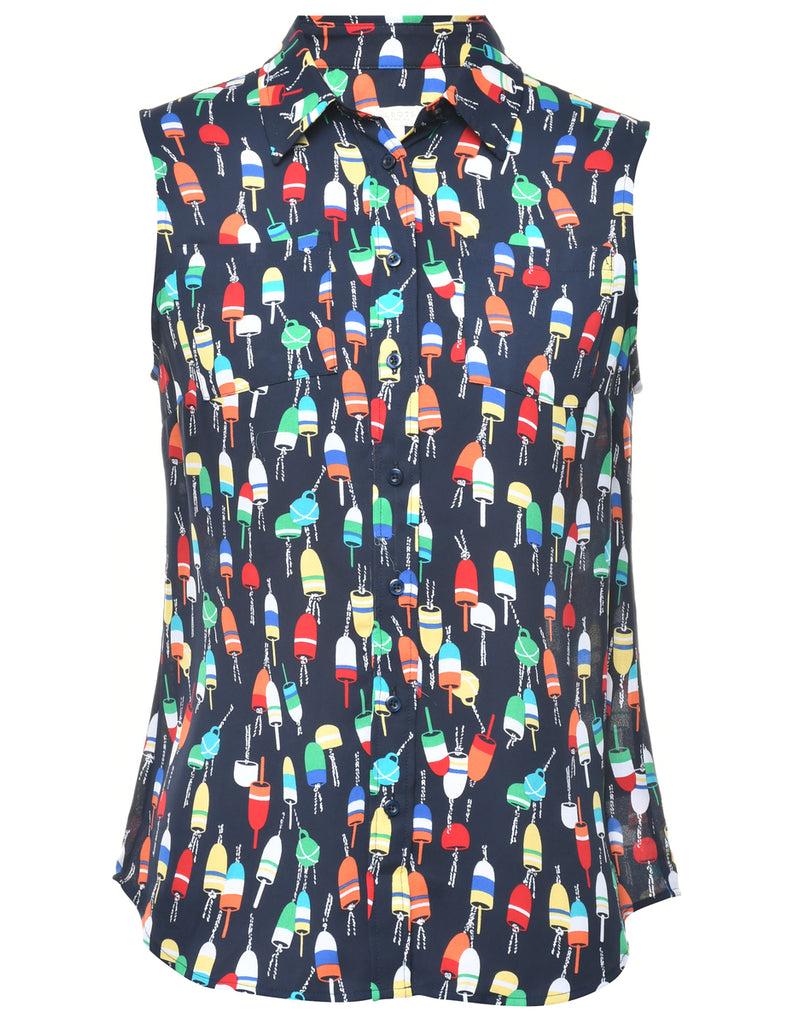 Novelty Print  Shirt - M