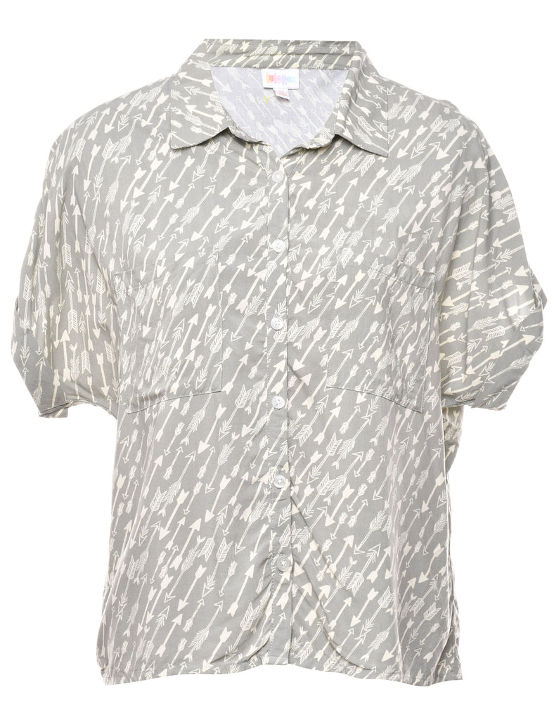 Novelty Print  Shirt - XS