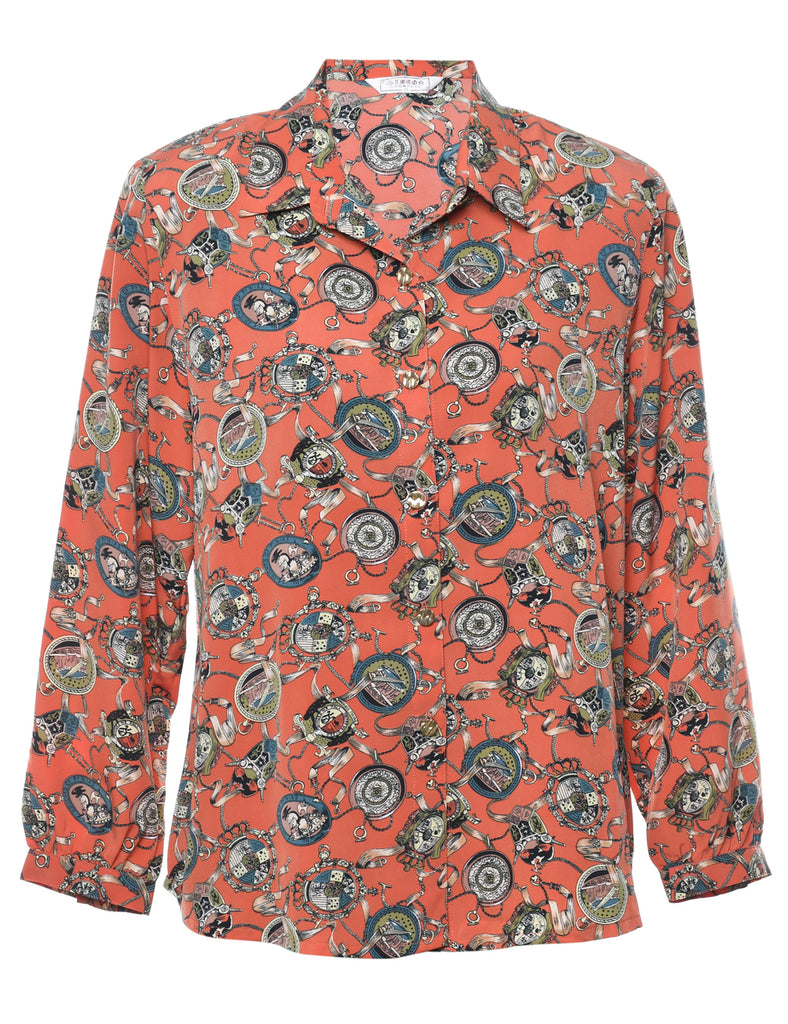 Novelty Print  Shirt - L