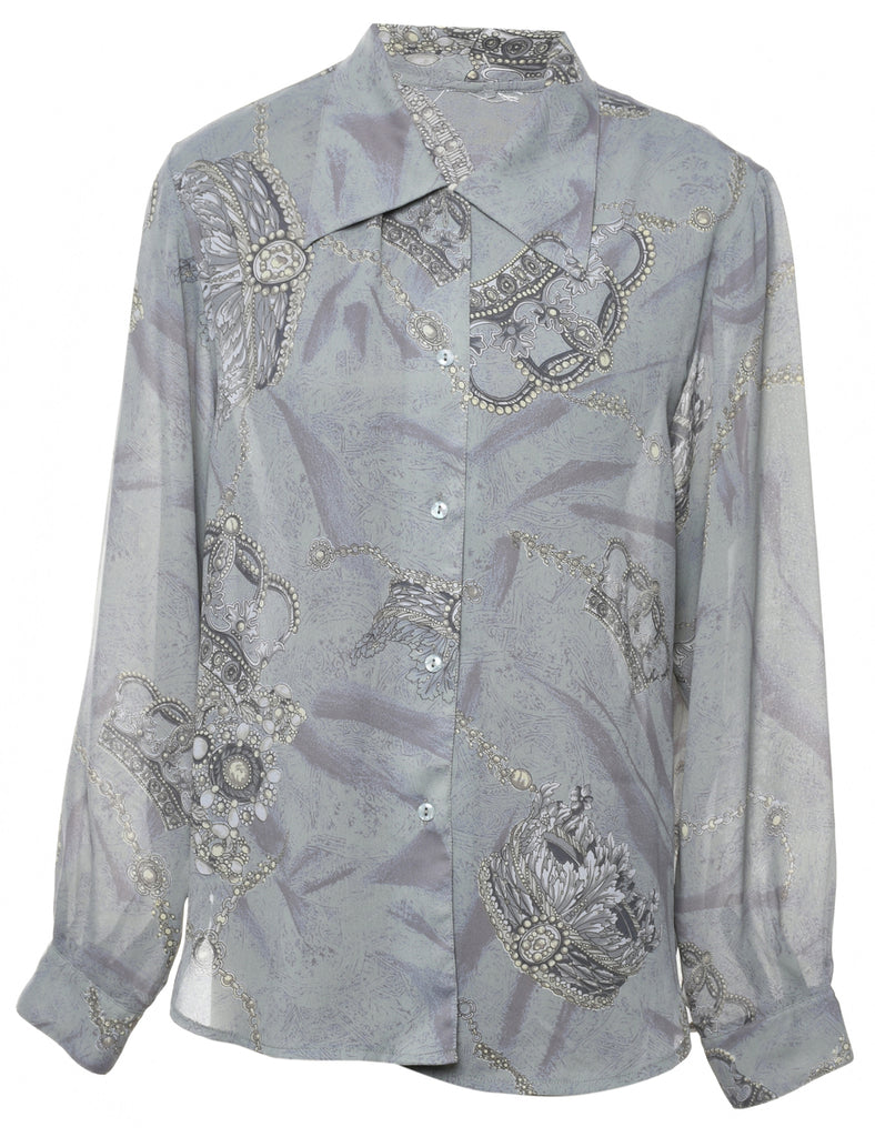 Novelty Print  Shirt - L