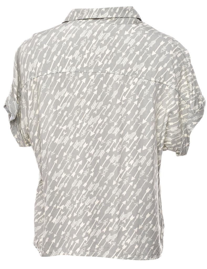 Novelty Print  Shirt - XS