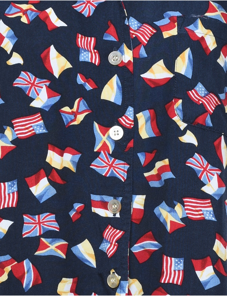 Novelty Print  Shirt - L