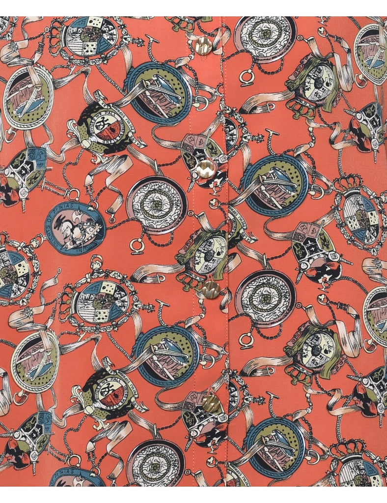 Novelty Print  Shirt - L