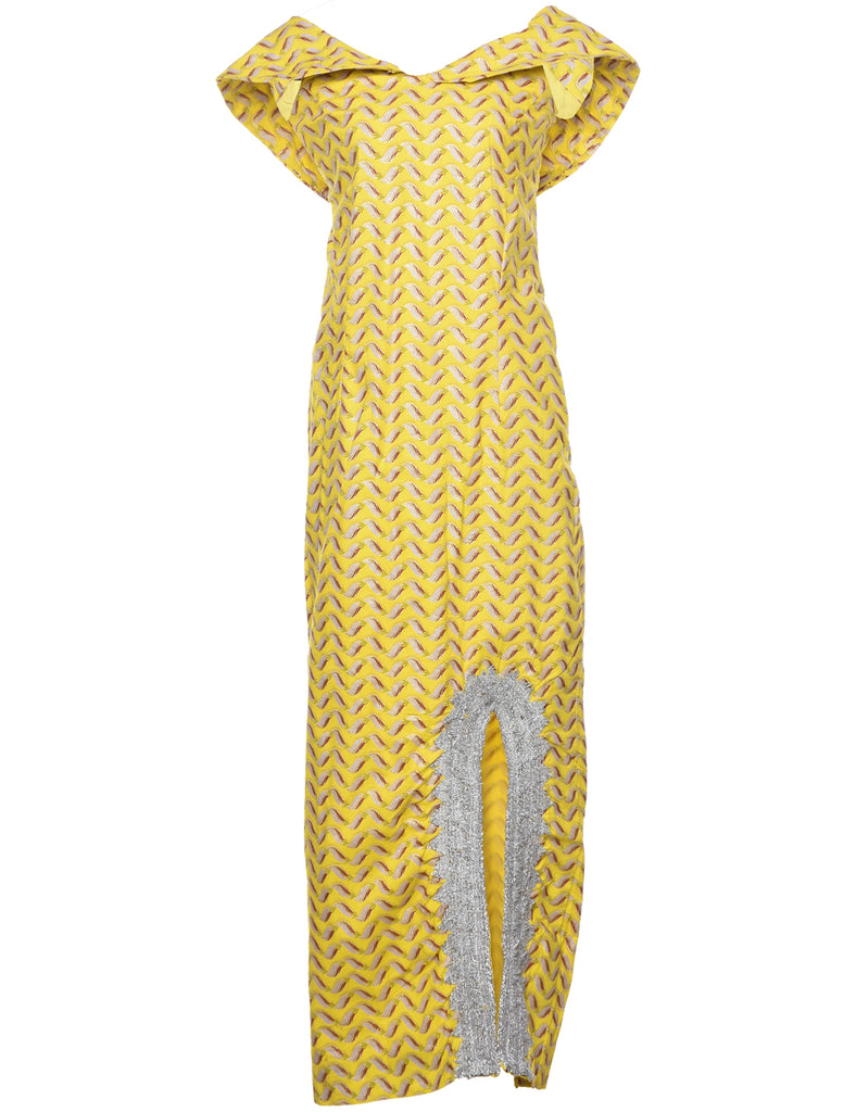 Off The Shoulder Evening Dress - S