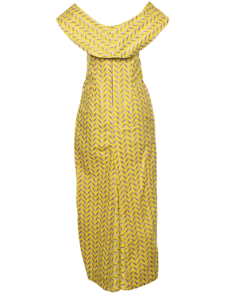 Off The Shoulder Evening Dress - S