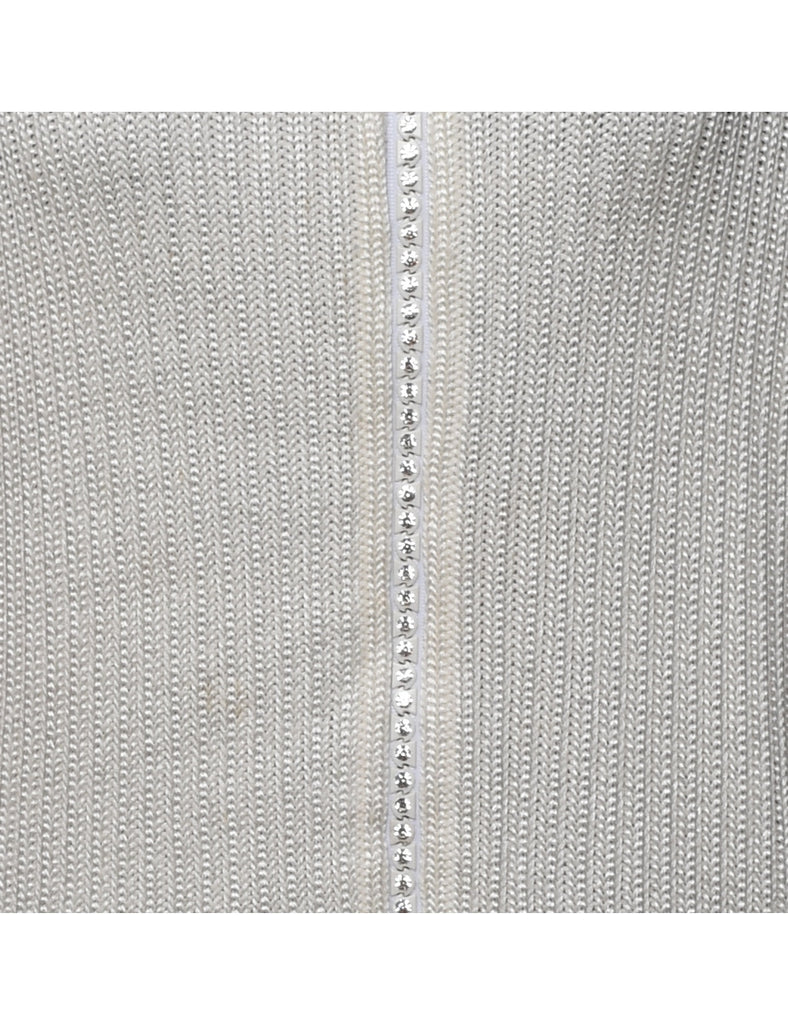 Off White Cardigan - L