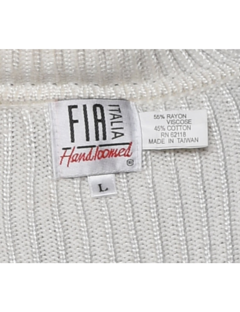 Off White Cardigan - L