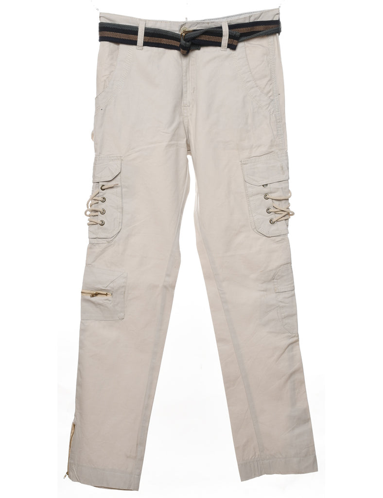 Off White Cargo Trousers - W30 L32